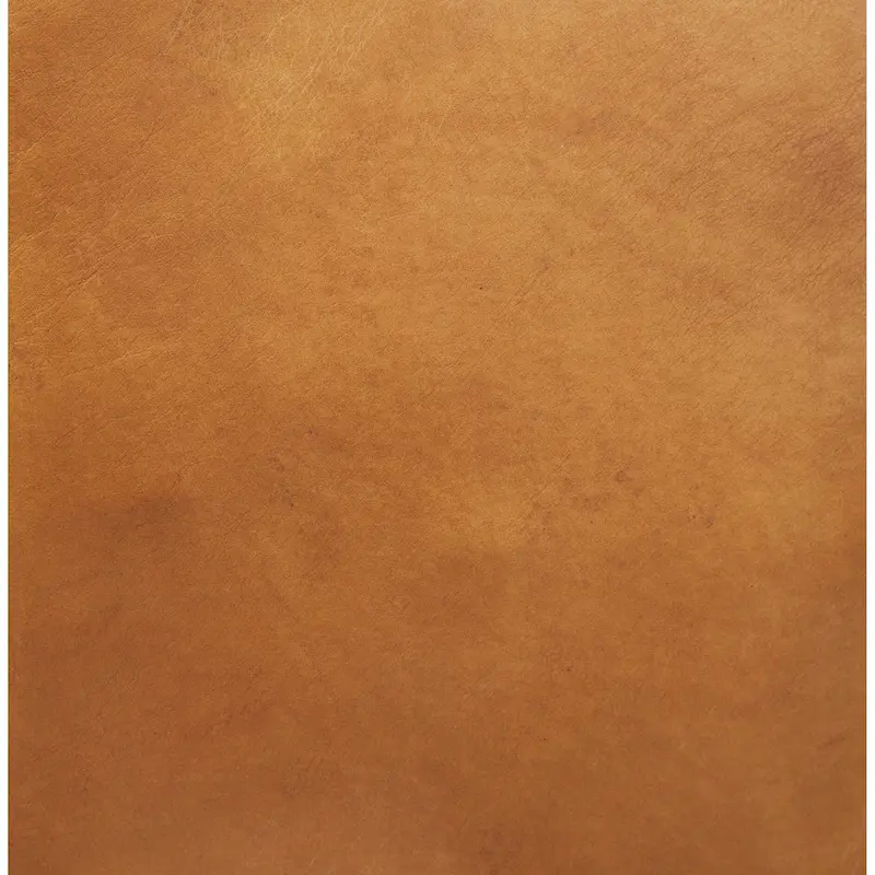 Ricciardo Cognac Genuine Leather Wrapped Sofa - 86.6L x 38.6W x 26.4H