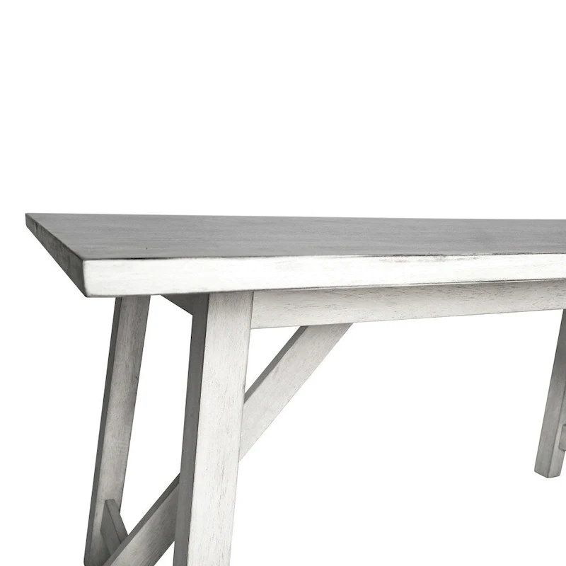 Solid Wood Commercial Grade Trestle Base Dining Table