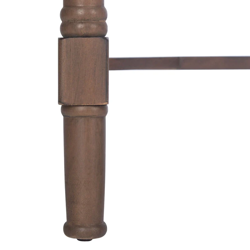 Zennure White Washed Grey Writing Desk