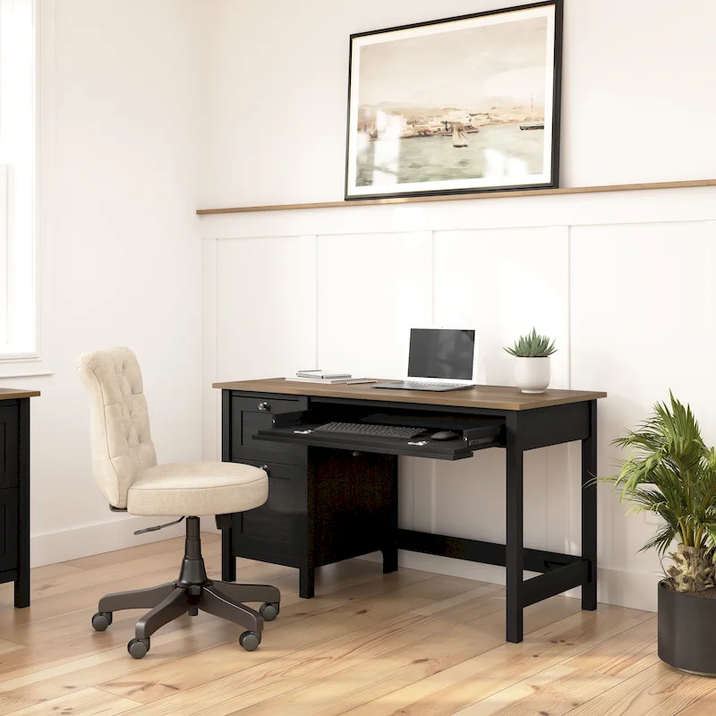 Mayfield 54W Computer Desk with Drawers by Bush Furniture