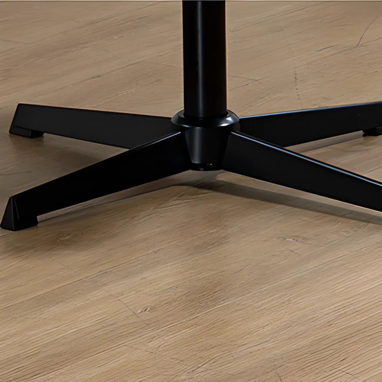 Low-Back White Upholstered Adjustable Swivel Office Chair