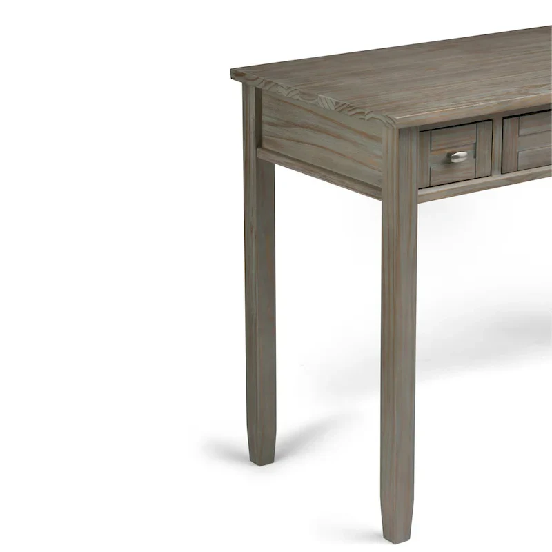 Solid wood transition style desk