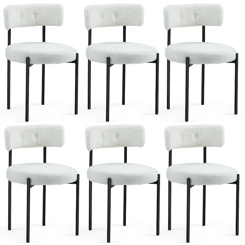 AVAWING Dining Chairs Mid-Century Modern Kitchen Chairs Set of 6