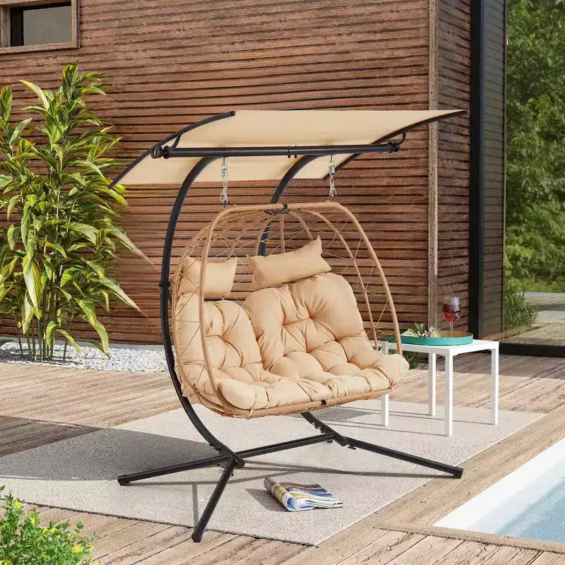 EROMMY Swing Double Egg Chair