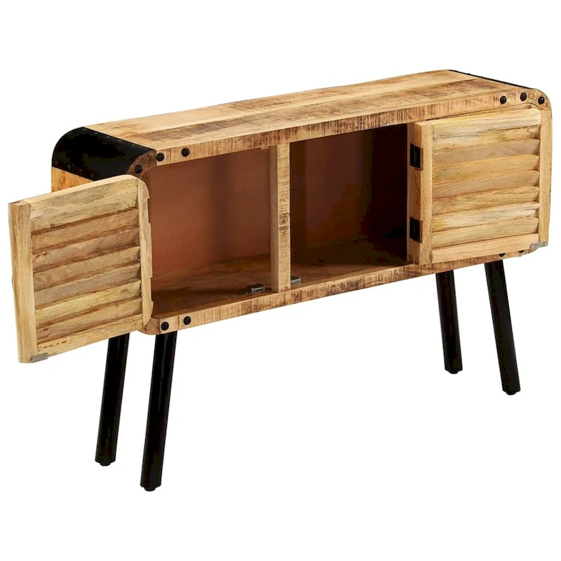 vidaXL Sideboard Solid Mango Wood 47.2 x11.8 x29.9  - 47.2 x11.8 x30