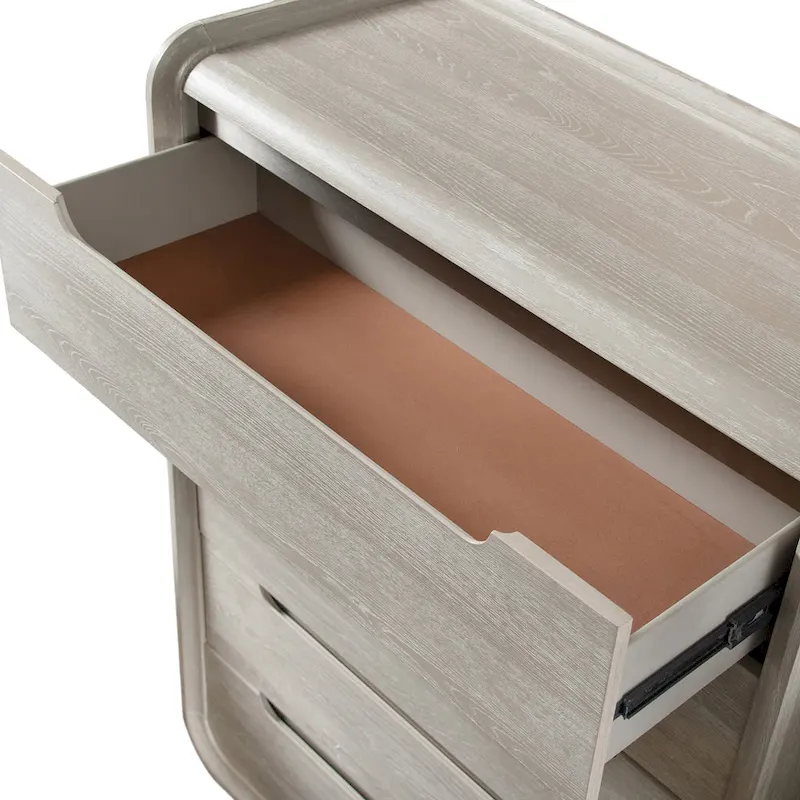 Furniture of America Addeso Modern Solid Wood 5-Drawer Chest