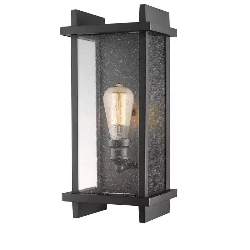 Fallow Aluminum Outdoor Wall Sconce - 1-Light, Dimmable, Wet Rated, Vintage Style