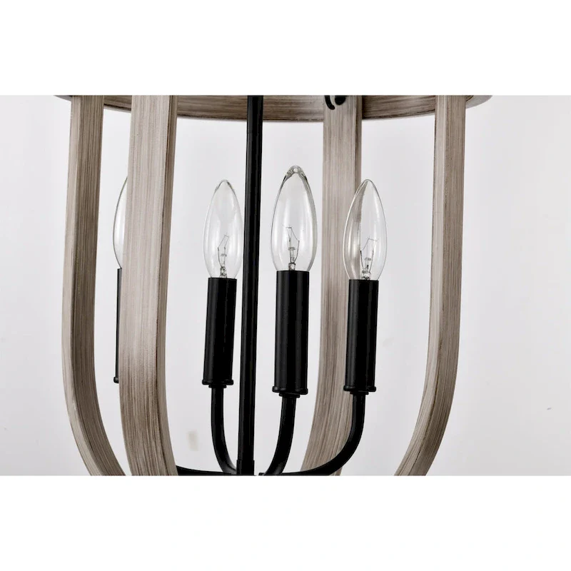 Giano 14 Inch Water Drop Shape Pendant with 4 Light