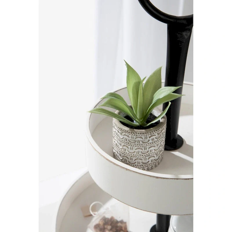 Kate and Laurel Woodmont 3 Tiered Wood Tray - 3 Tier