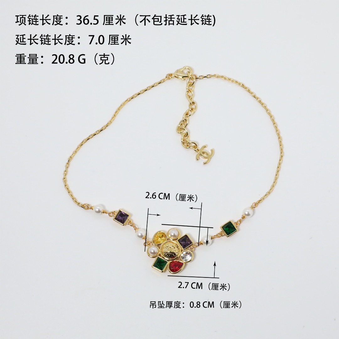 CCN498 Chanel choker necklace - ccjewelryacc