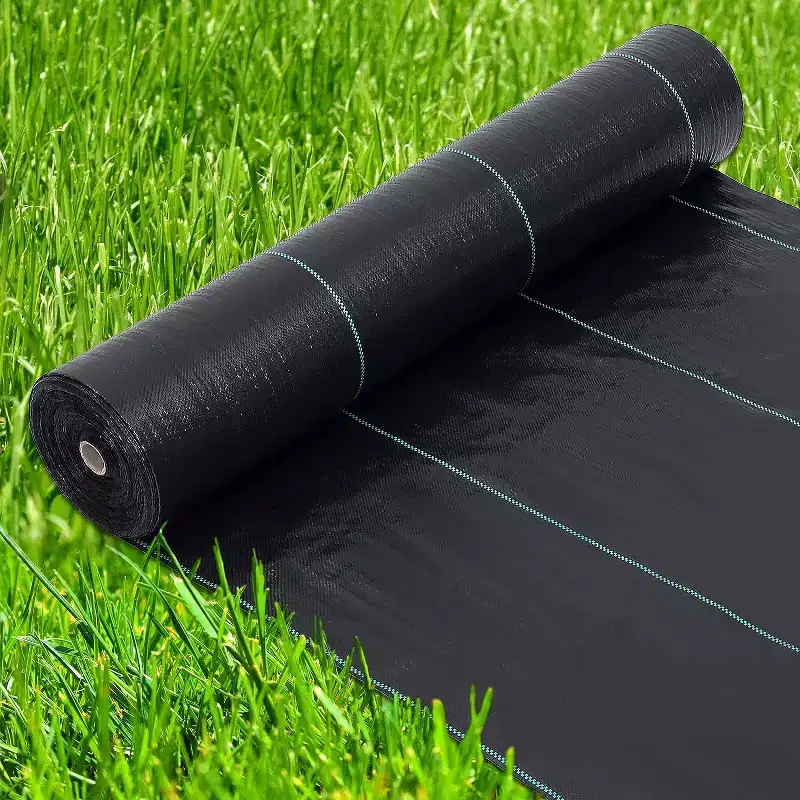 GustoWave 5 oz Pro-Grade Weed Barrier Fabric (4' x 250'), Heavy-Duty Landscape Ground Cover for Gardens and Pathways