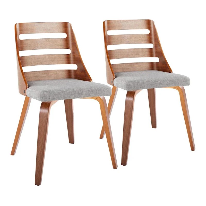 Carson Carrington Oglala Dining/Accent Chair with Bent Wood Legs (Set of 2)