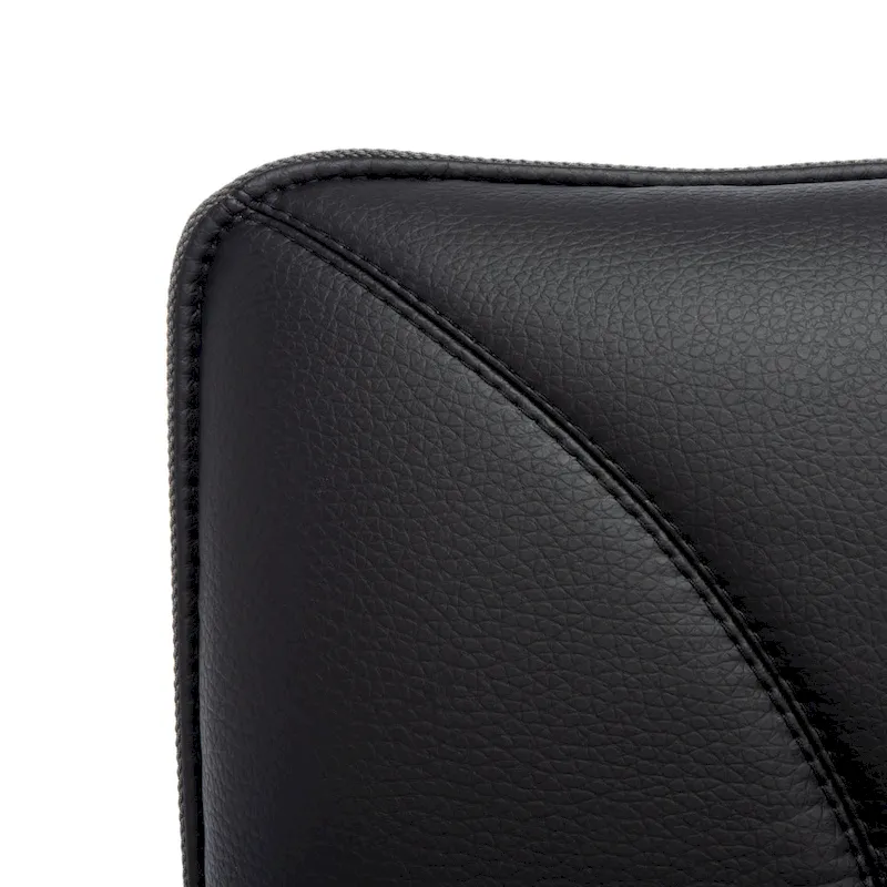 SAFAVIEH Idamae Mid-Century Modern Faux Leather Arm Chair - 29Wx28Dx33H