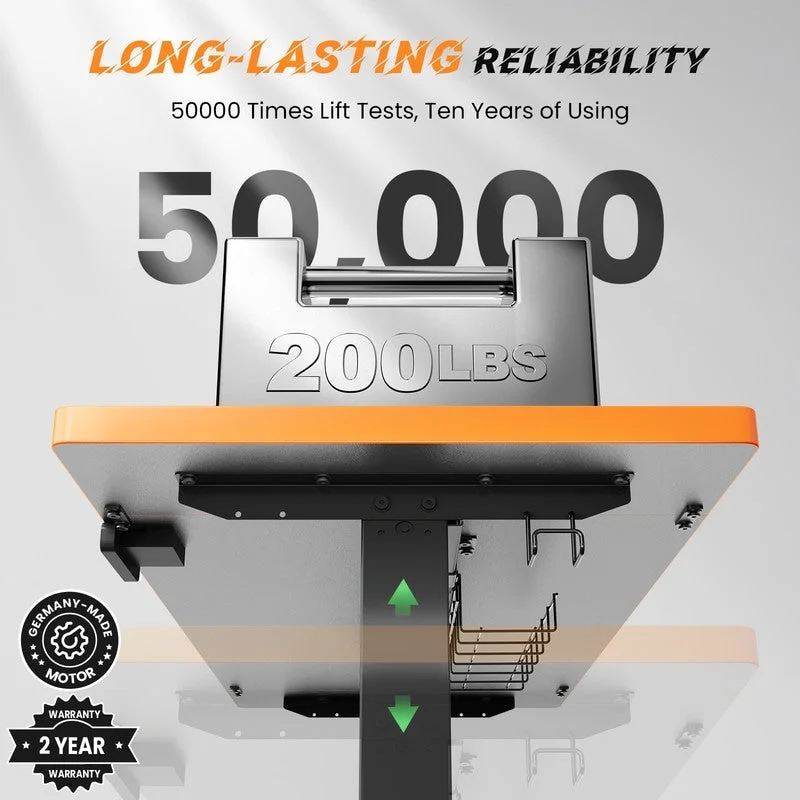 SIAGO 48 x 24 Inch Computer Desk Height Adjustable Electric Sit Stand Up Desk