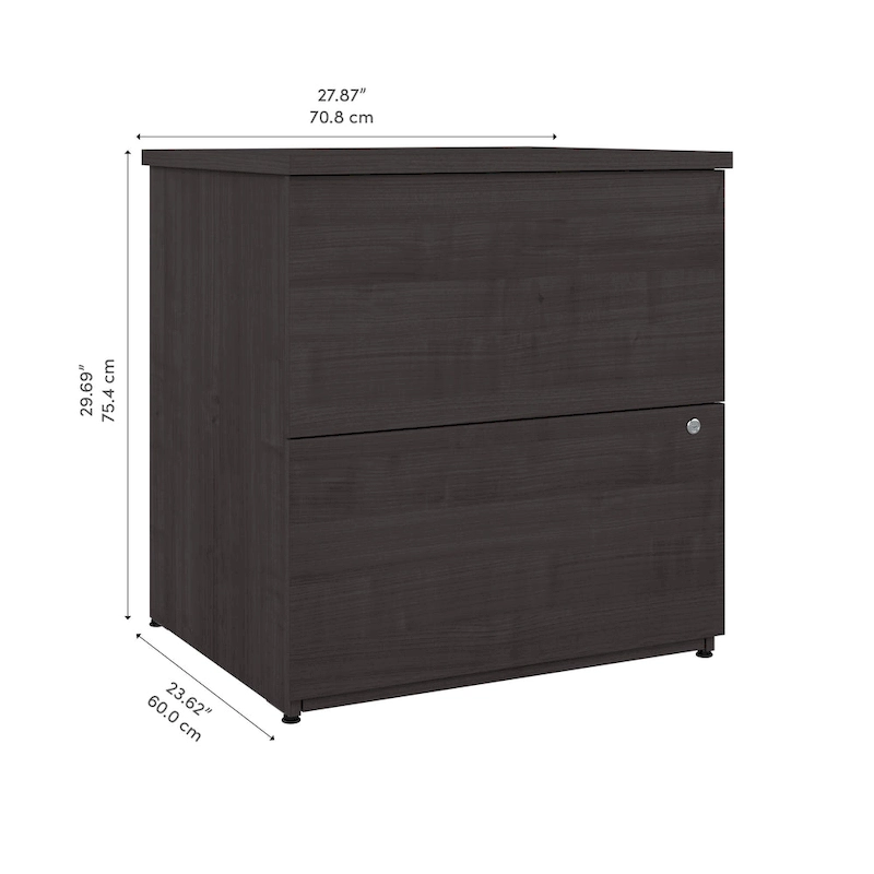 Logan 28W 2 Drawer Lateral File Cabinet by Bestar