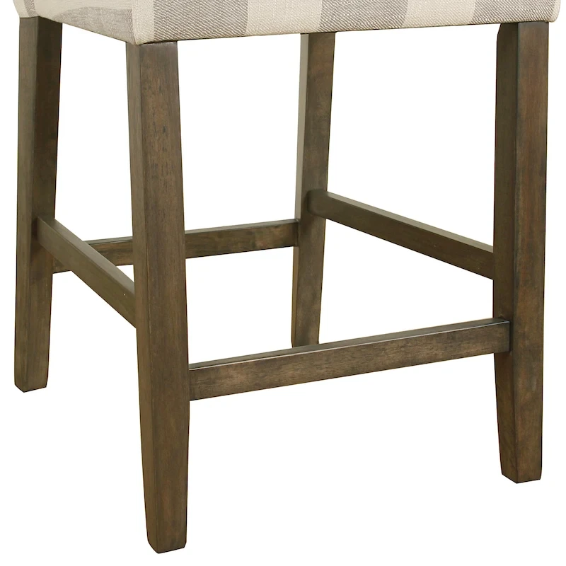 HomePop Curved Back 24 Counter Stool - 24 inches