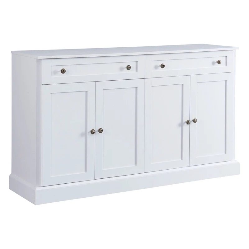 60-Inch Sideboard Cabinet with 2 Drawers and 4 Doors