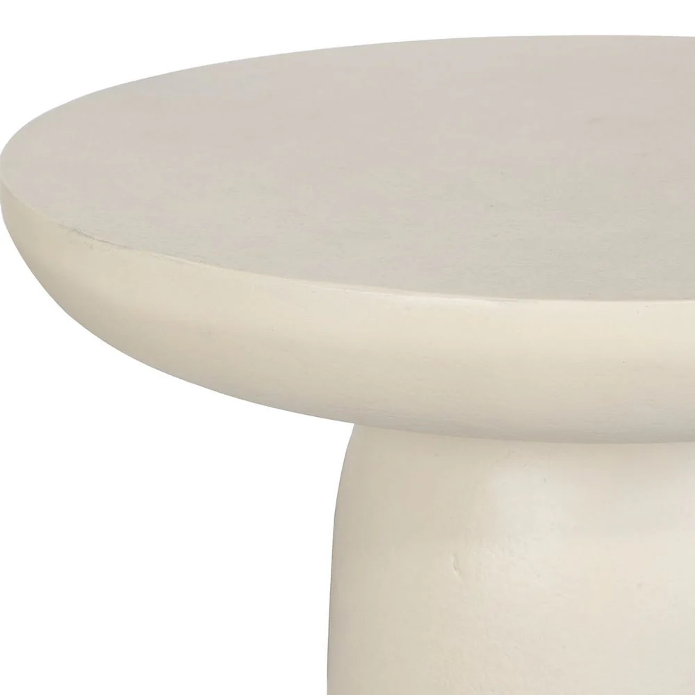 Joppa Outdoor Accent Table, Warm White