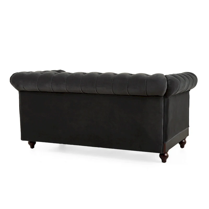 Chesterfield Velvet Loveseat Sofa