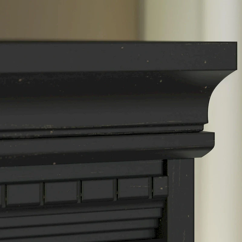 Fairview 60W Desk with Hutch, Cabinet and Bookcase by