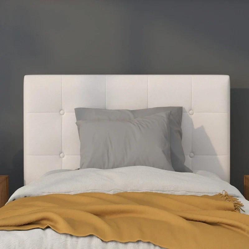 Button Tufted Upholstered Headboard