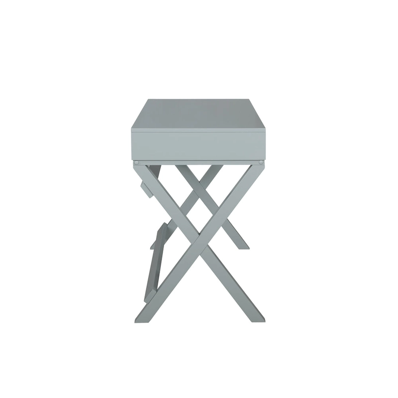 Poppy X-Frame Writing Desk with Drawers