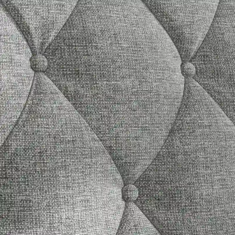 Naro Mid-Century Modern Fabric 3-Seater Sofa with Tufted Backrest by Christopher Knight Home