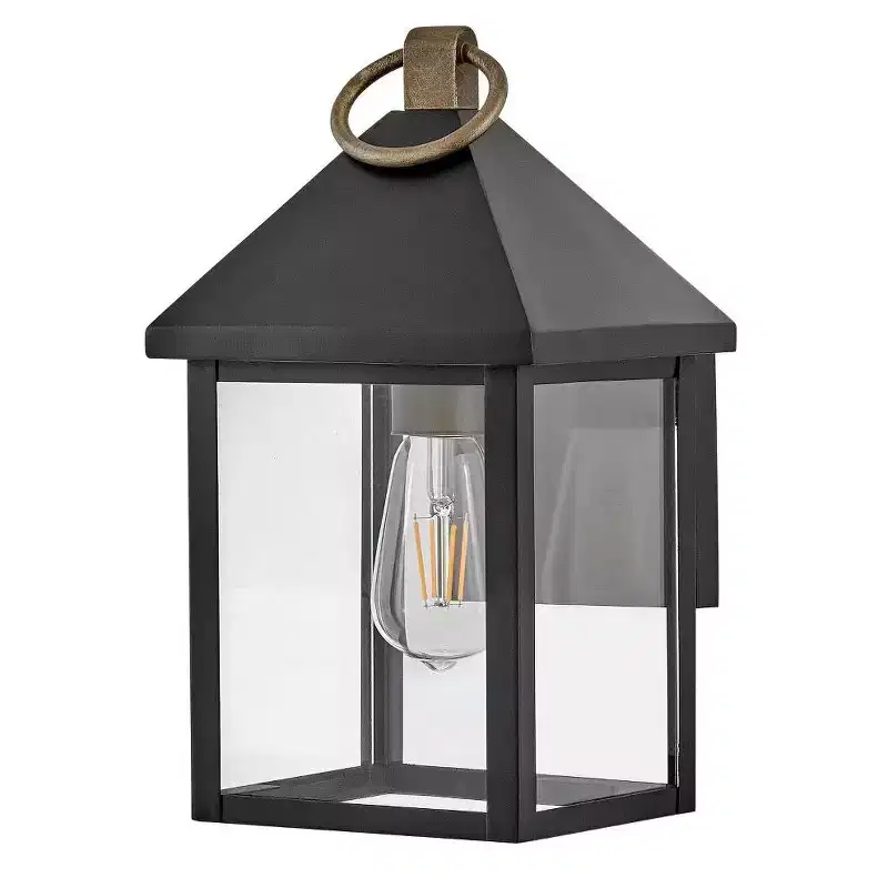 Lark Rhett 1 - Light Wall Light in Black