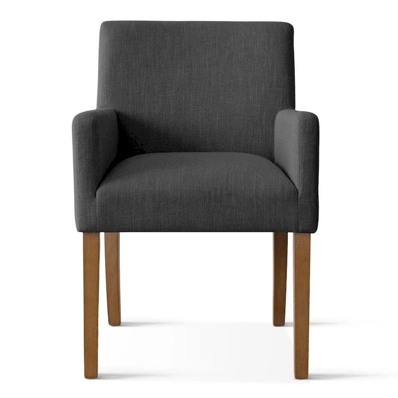 Linen Upholstered Armchair(Set of 2)