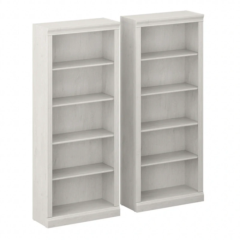 Tall 5 Shelf Bookcase