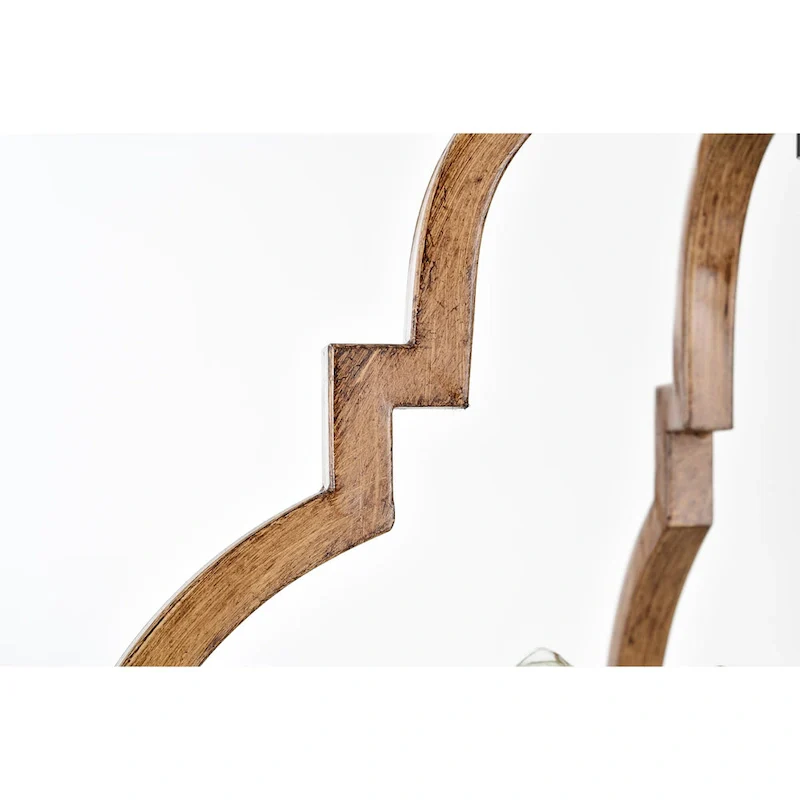 Ason 16 Inch Imitation Wood Grain Finish Pendant 4-Light