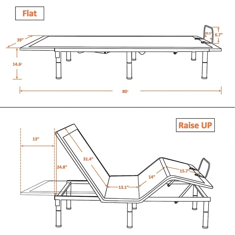 MCombo Adjustable Bed Frame N106