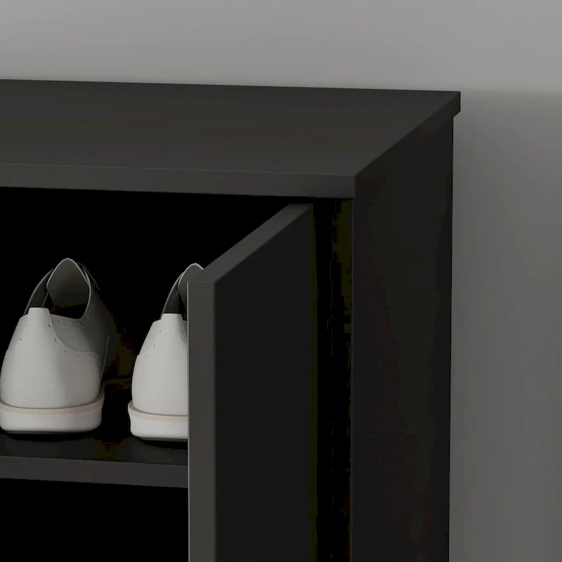 2-Doors 9 Tires Shoes Cabinet With Large Storage Space