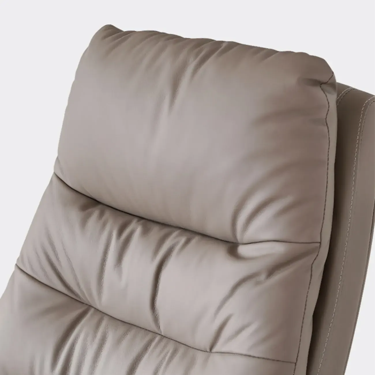 Upholstered Leather Recliner Adjustable Office Chair