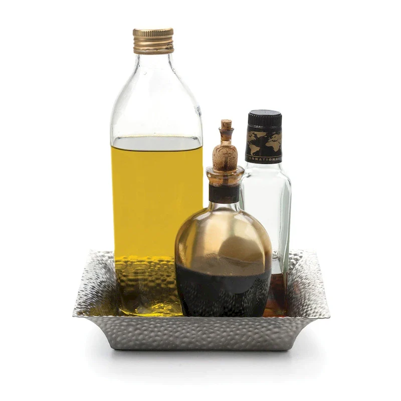 8.25-Inch Square Stainless Steel Kitchen Tray