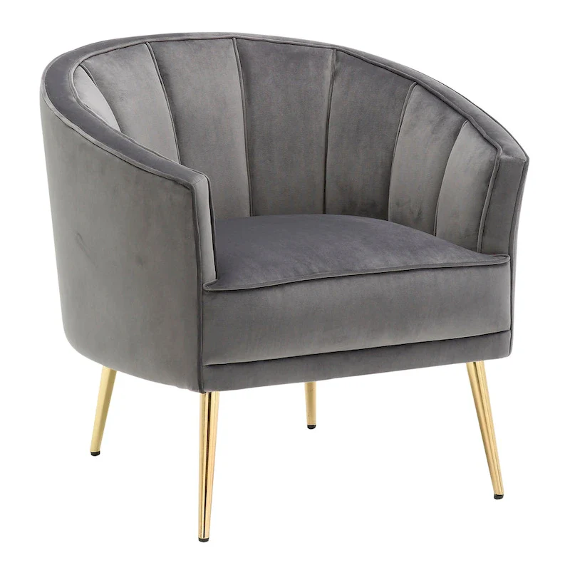 Modern Velvet Accent Chair