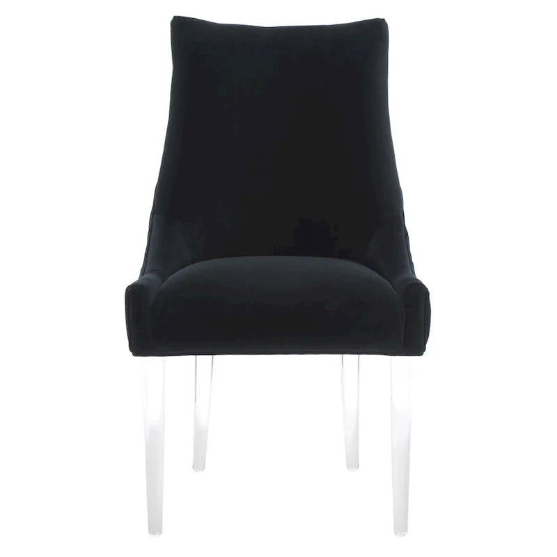 Acrylic Leg Dining Chair - 22W x 28D x 38H Modern Glamour Style