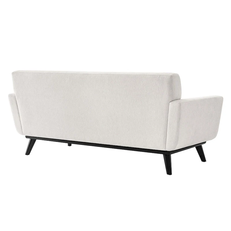 Herringbone Fabric Loveseat - 2 Seater, Multiple Colors