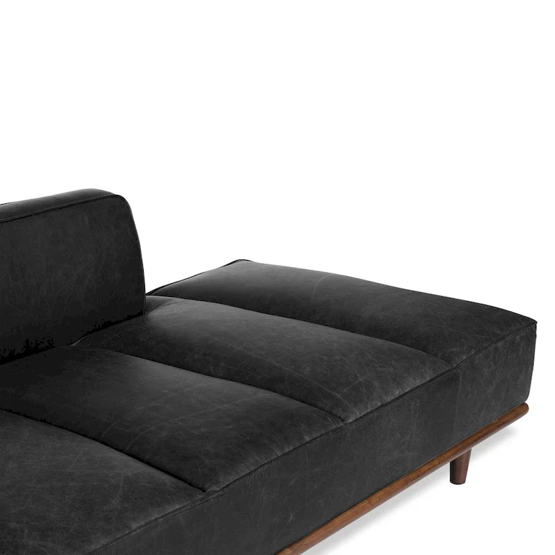 Poly & Bark Jasper Daybed - Full Grain Genuine Italian Leather