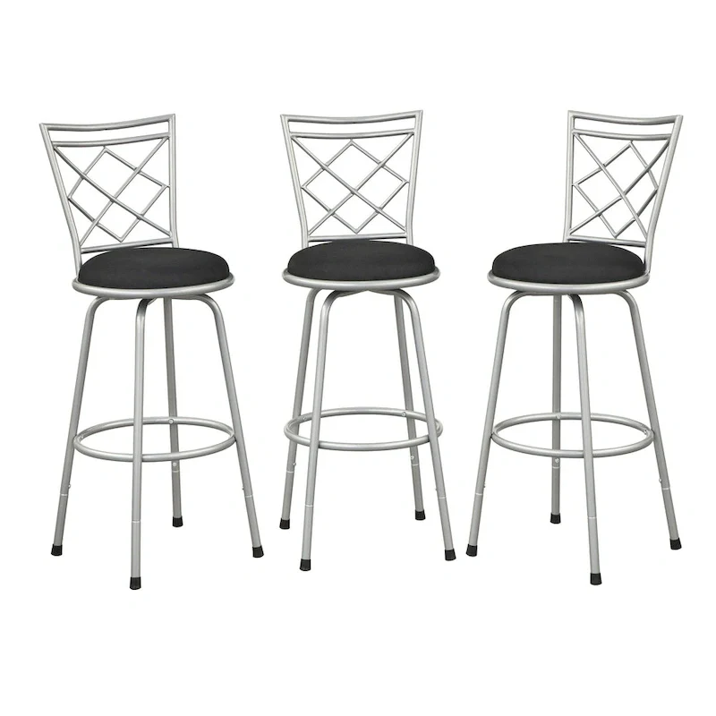 Adjustable Height Swivel Stools (Set of 3)