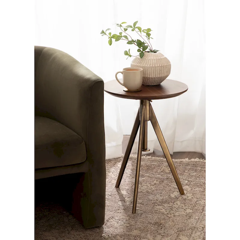 Kate and Laurel Keres Adjustable Side Table