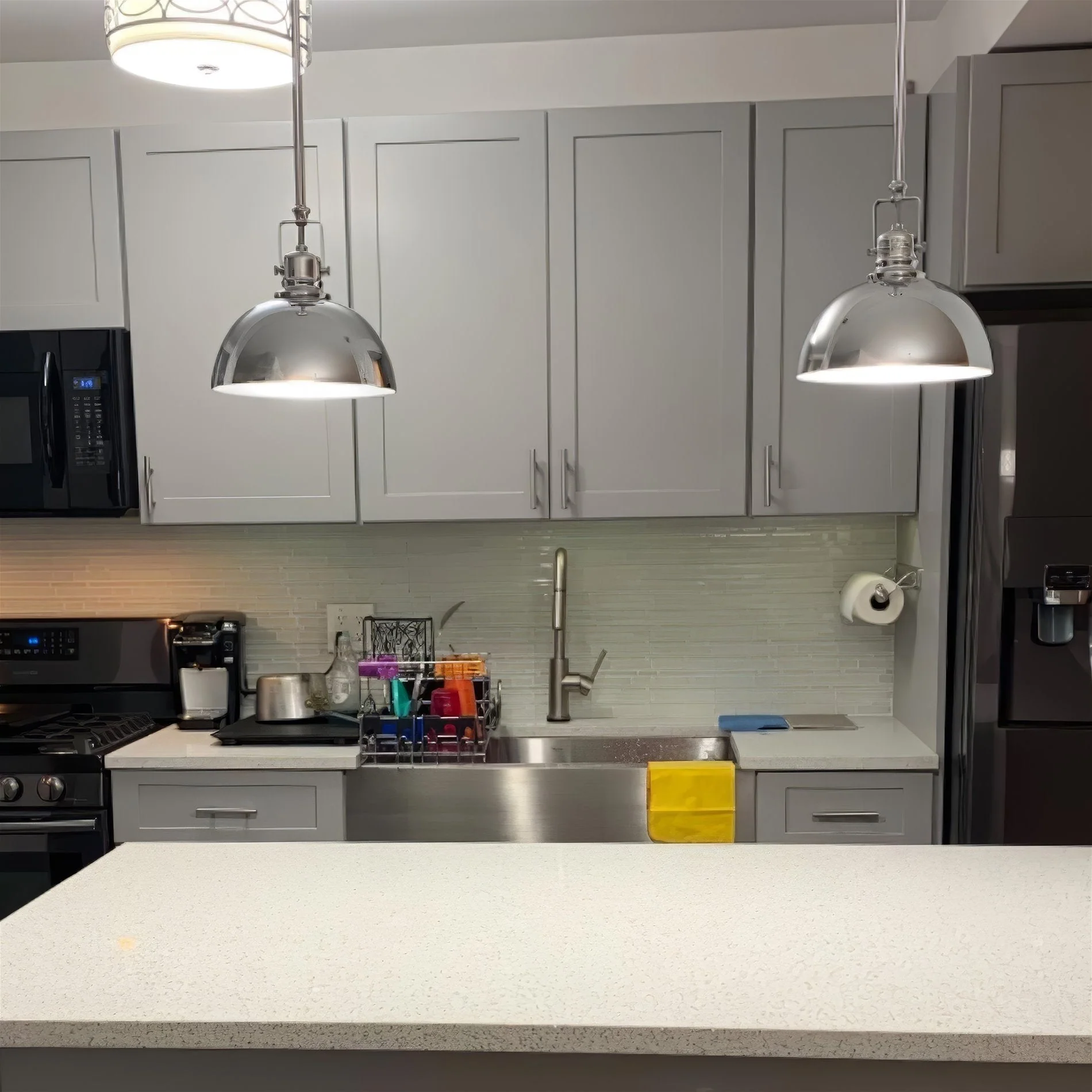 Belle 9 Modern Industrial Pendant Light