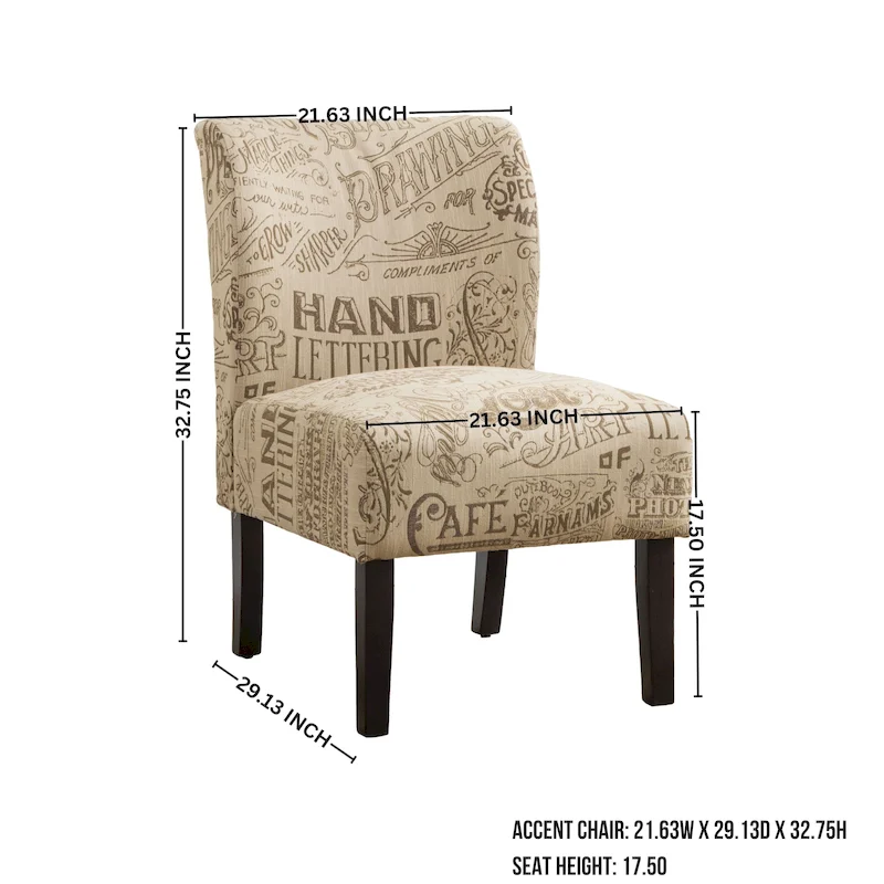 The Curated Nomad Pavilion Upholstered Armless Accent Slipper Chair