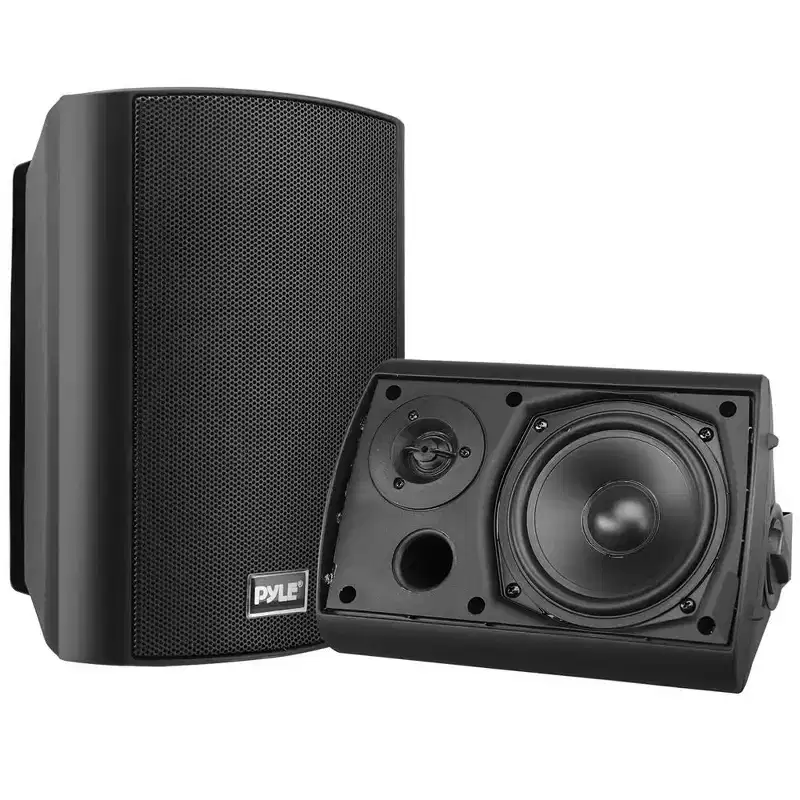 Waterproof Wall Mount Speaker System for Outdoors with Dual Speakers, Wireless, High-Quality Sound