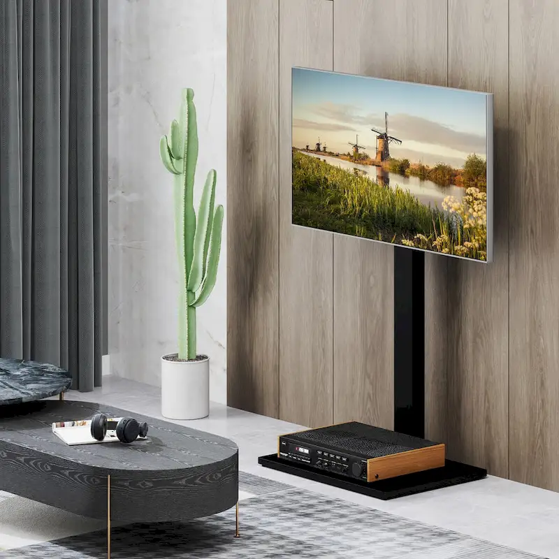 Floor TV Stand Universal TV Stand for 32-70 Inch TVs up to 110