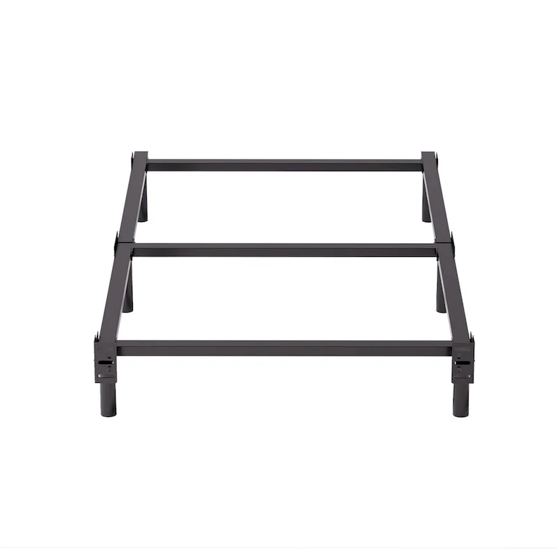 Black Metal Bed Frame, Modern Style, Twin–Cal King, 1–2 Person