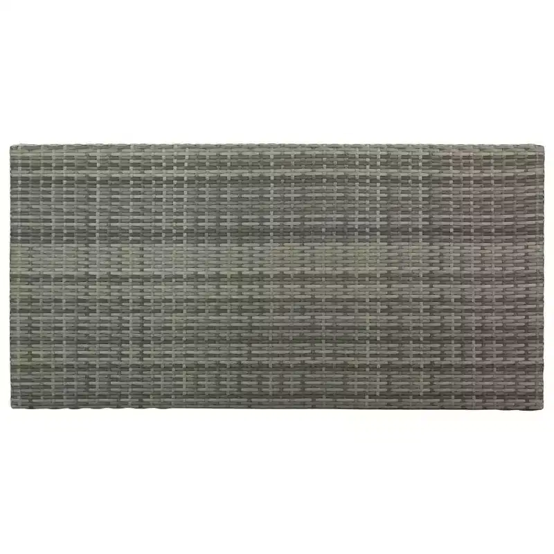 vidaXL Garden Bar Set Poly rattan Medium Removable Covers