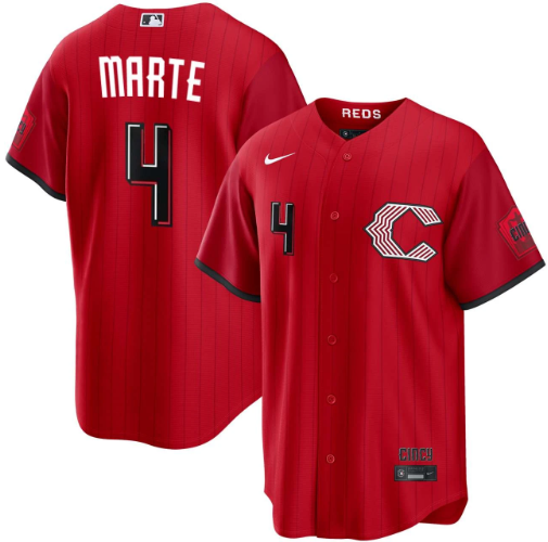 Noelvi Marte Cincinnati Reds Red 2026 City Connect Limited Jersey