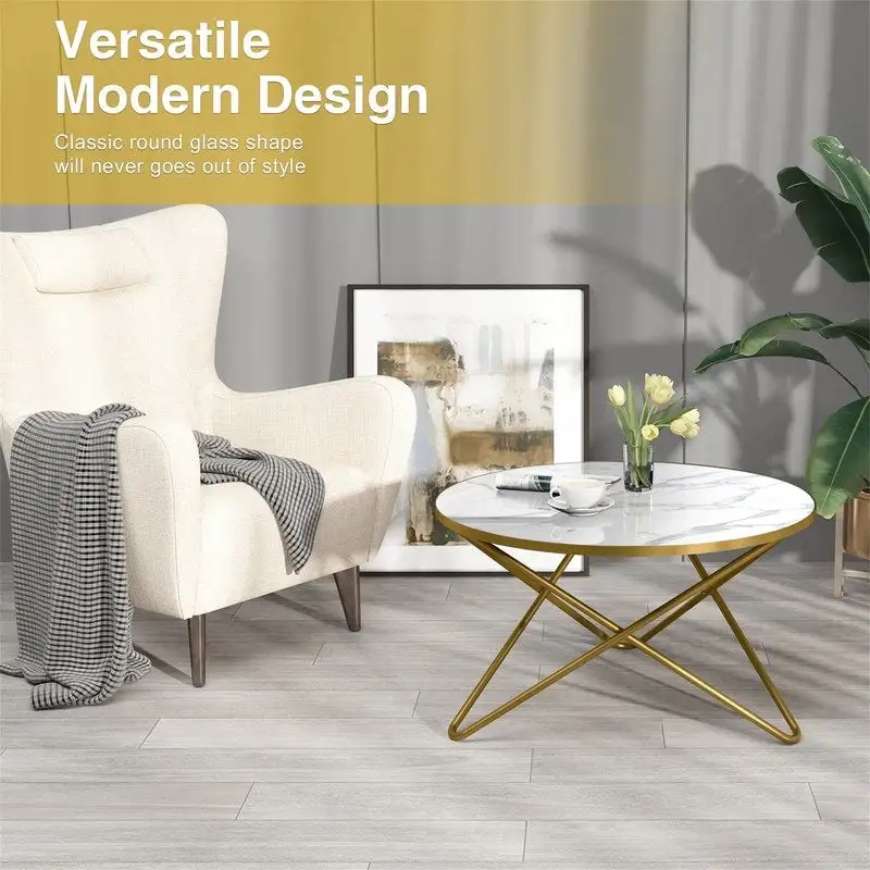 Round Coffee Table - 31.5D x 31.5W x 18H