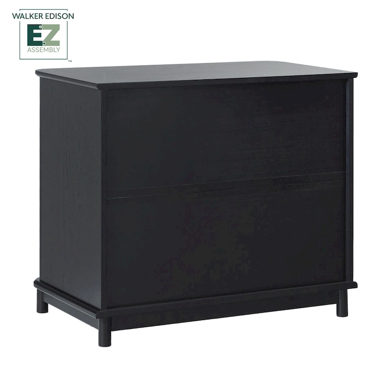 Walker Edison 3-Drawer Nightstand with Ultra-Easy Drawer Assembly